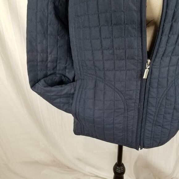 Jane Ashley Casual‎ Lifestyle Navy Quilted Jacket - Picture 4 of 10
